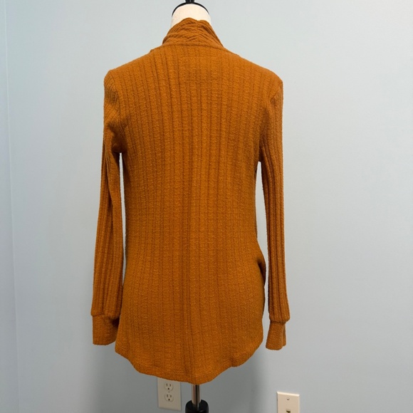 Anthropologie Maeve Rafela Surplice Wrap Front Sweater Orange V-Neck Size‎ XS - Picture 4 of 10